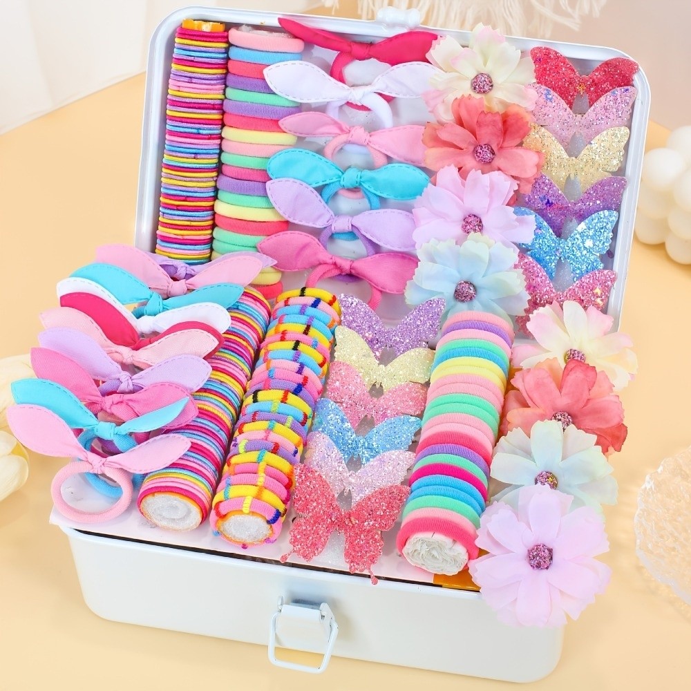 Fashion Women Picture - New Elastic Girls Hair Accessories Set