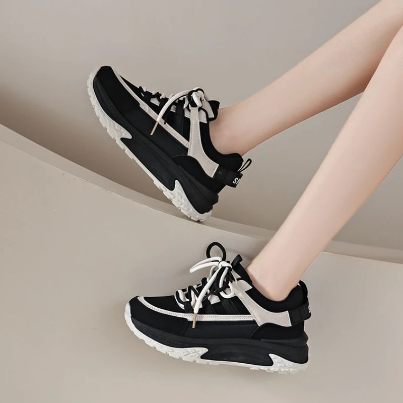 Women'S Fashion Gym Shoes - Purple Chunky Sneakers Women Autumn 2025