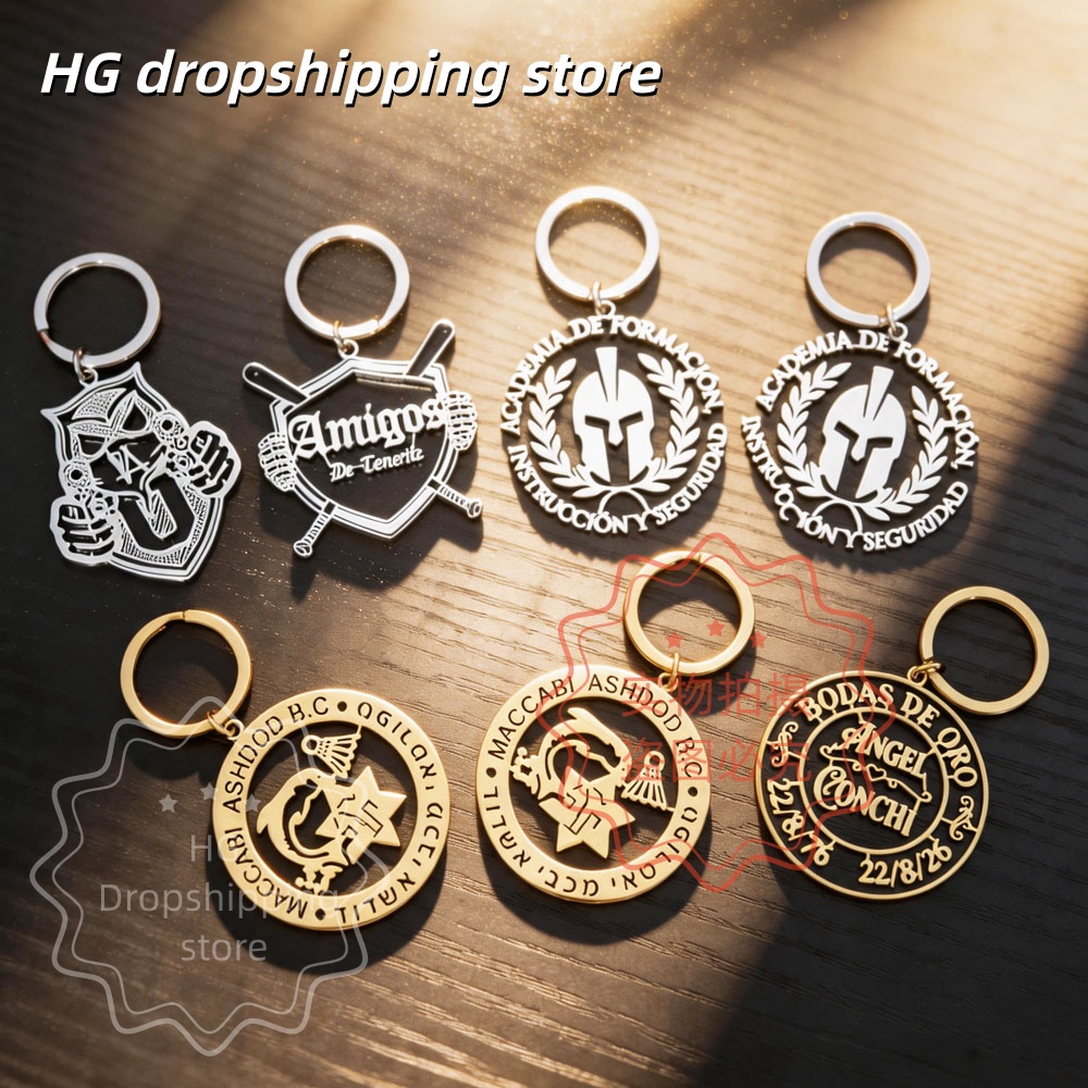 Fashion Women Picture - Personalized Logo Keychain Wholesale Custom Company