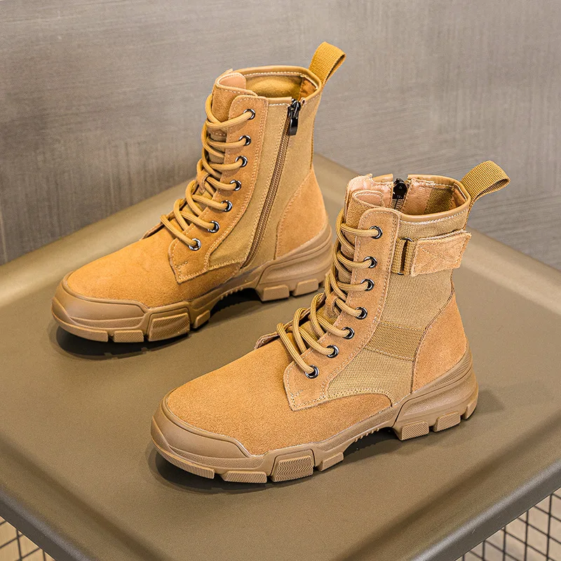 Women'S Fashion Hiking Boots - Leather Fashion Women's Boots, Winter Women's