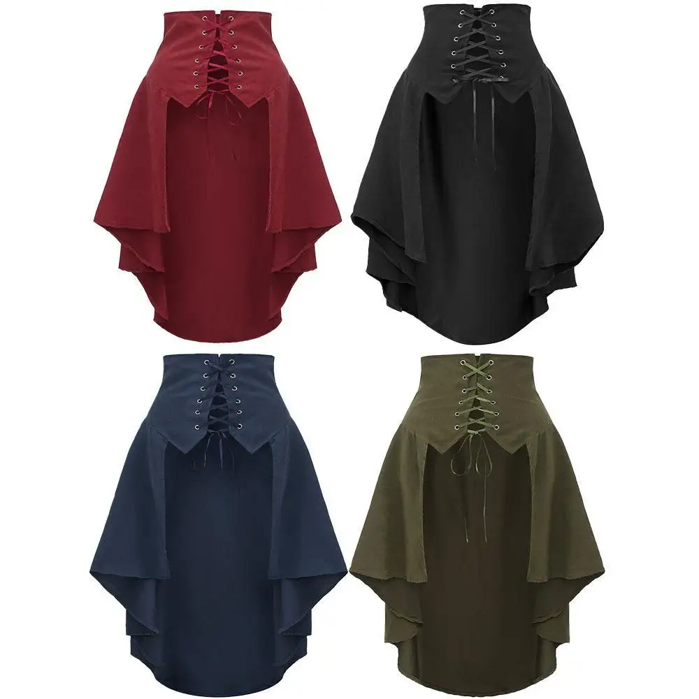 women's punk tailcoat Renaissa - Pleated Skirt Women ulasan dan harga