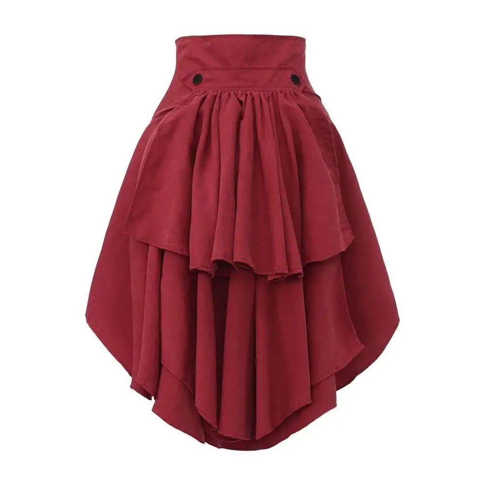 women's punk tailcoat Renaissa - Pleated Skirt Women ulasan dan harga
