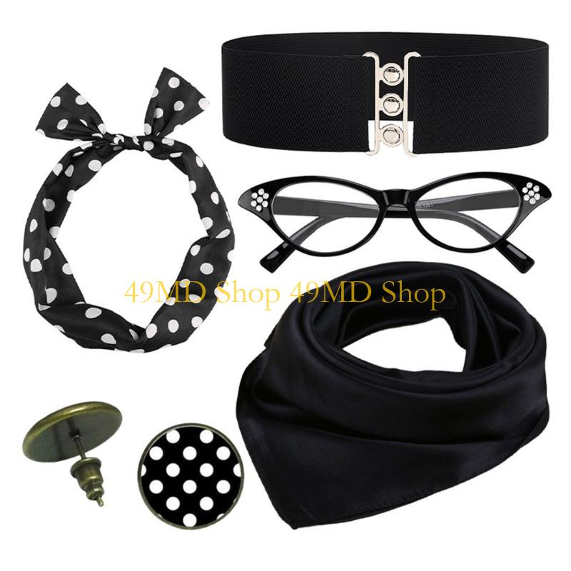 49MD 1950s Women Costume Scarf - Women'S Fashion In The 1950S ulasan dan harga