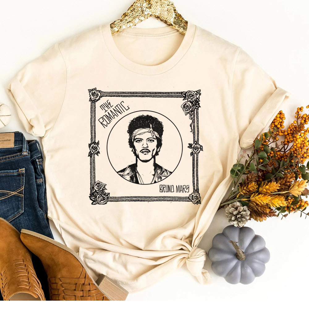 Bruno Mars shirt women gothic  - Women Fashion 80S ulasan dan harga