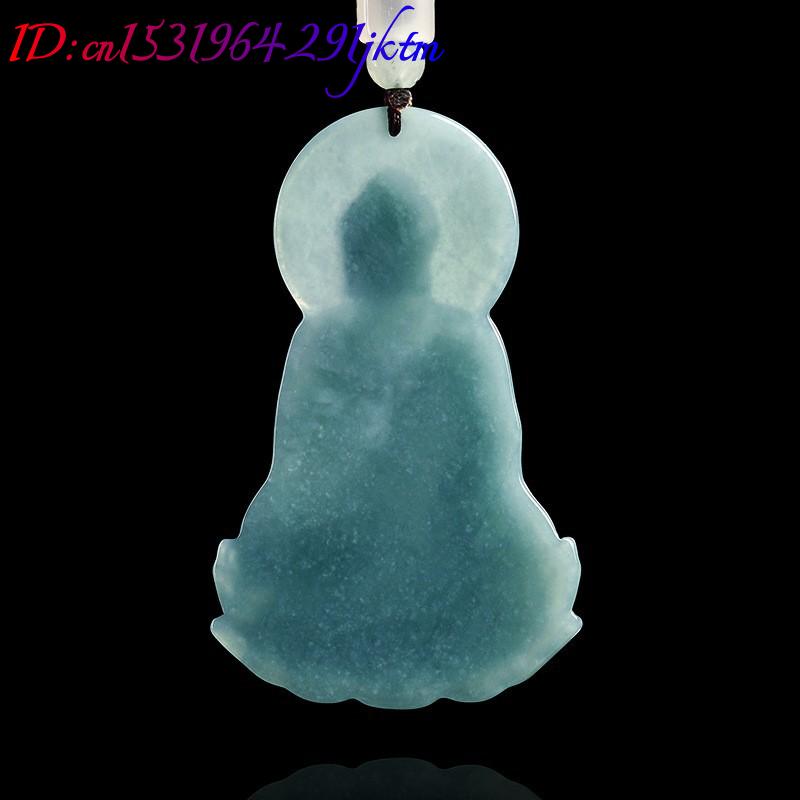 Natural Burmese Jadeite Buddha - Women Fashion Necklace ulasan dan harga