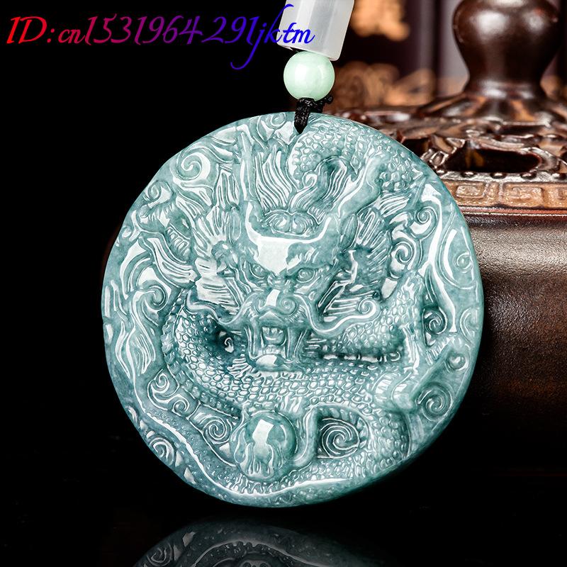 Burmese Jadeite Dragon Pendant - Women Fashion Necklace ulasan dan harga