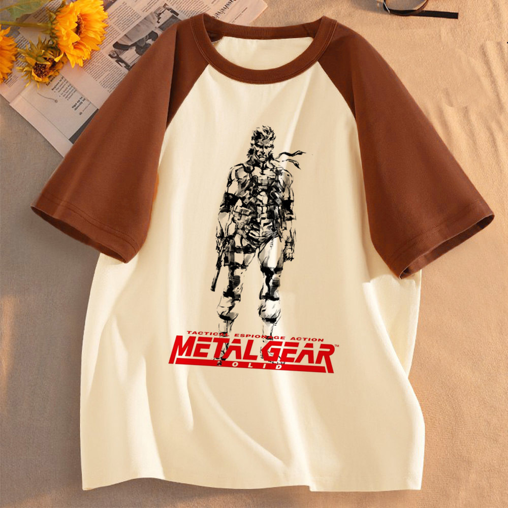 Metal Gear Solid top tees wome - Women Fashion 80S ulasan dan harga