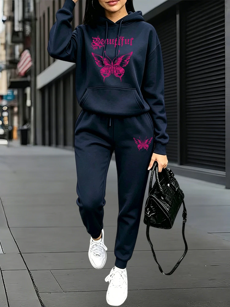 Autumn Winter Daily Casual Spo - Women'S Fashion Hoodie ulasan dan harga