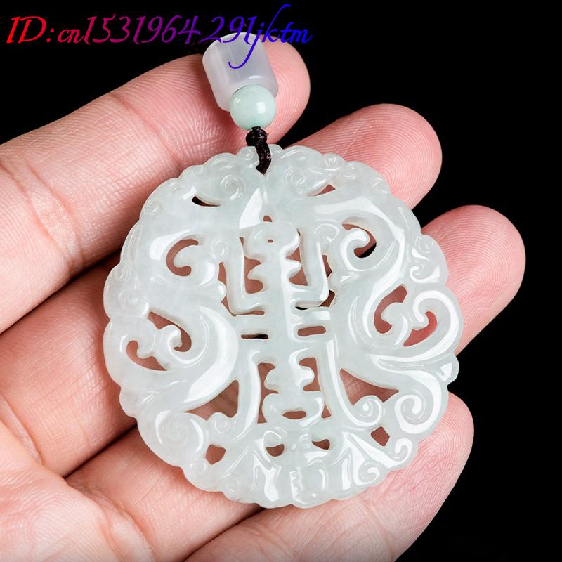 Burmese Jadeite Dragon Pendant - Women Fashion Necklace ulasan dan harga