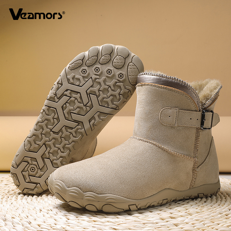 Plush Warm Women Snow Boots No - Women'S Fashion Hiking Boots ulasan dan harga