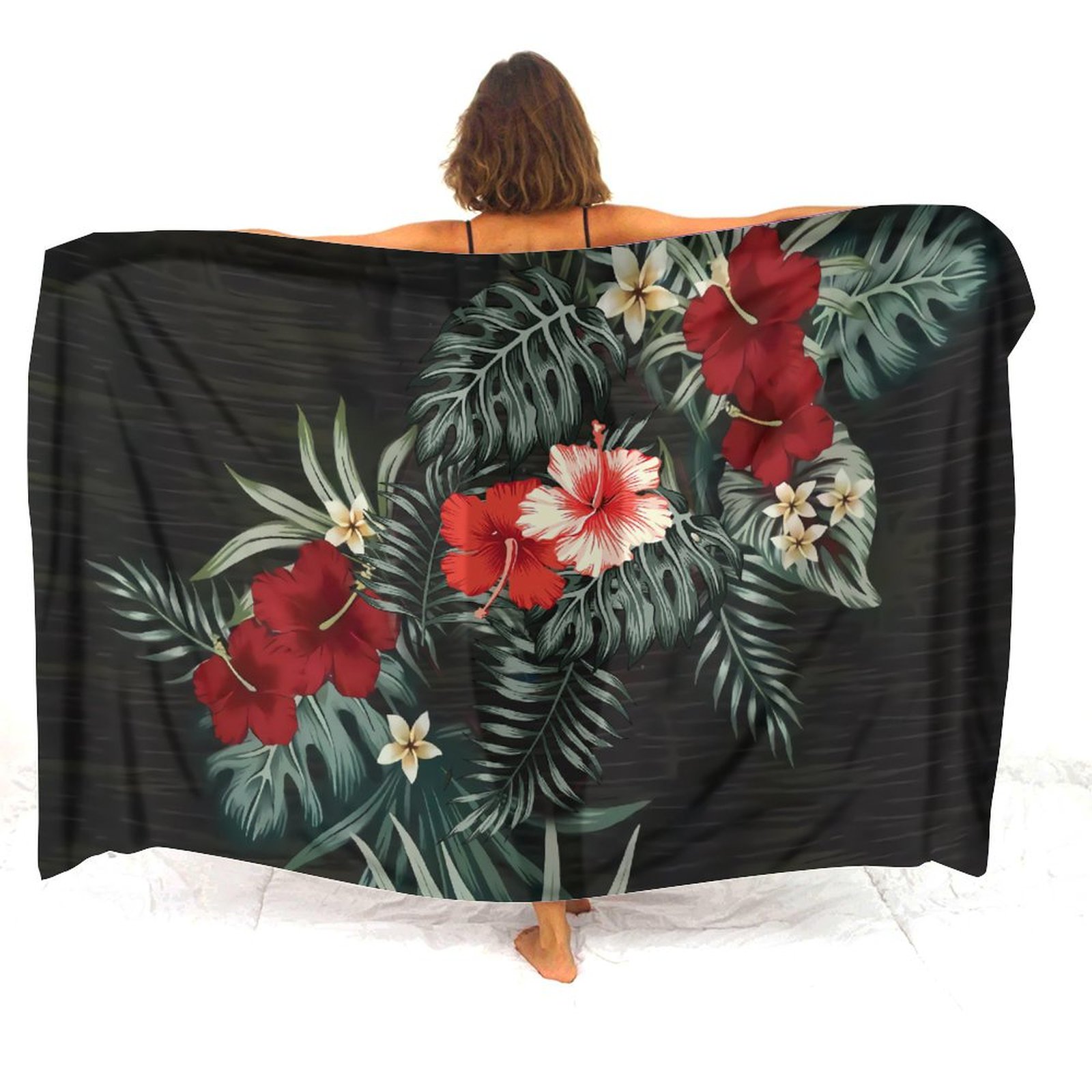 Hawaiian Resort Beach Apron Po - Printed Wrap Skirt ulasan dan harga