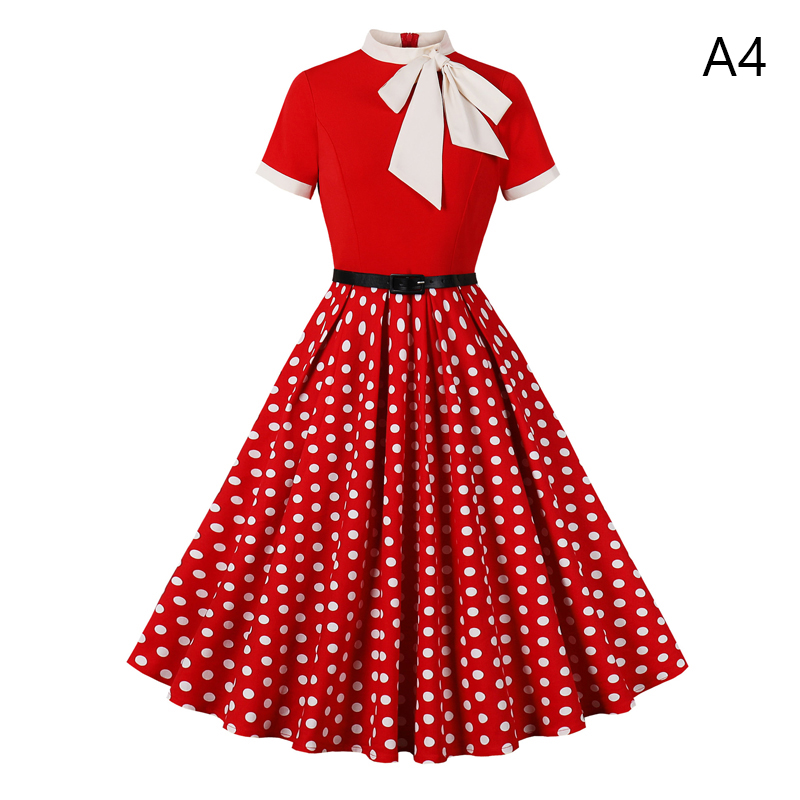 50 60s Vintage Dress Women Pol - Women'S Fashion From The 60S ulasan dan harga