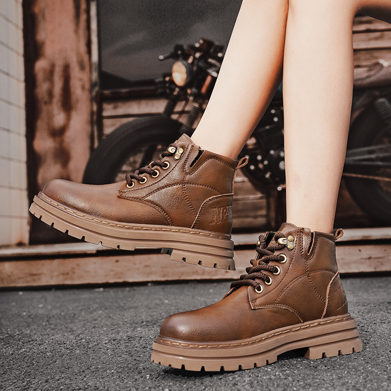 Couple Style Autumn and Winter - Women'S Fashion Hiking Boots ulasan dan harga