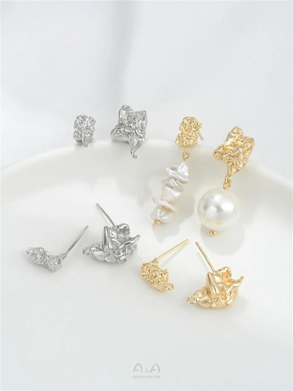 14K Gold Color Irregular Shape - Women'S Fashion Rings Gold ulasan dan harga