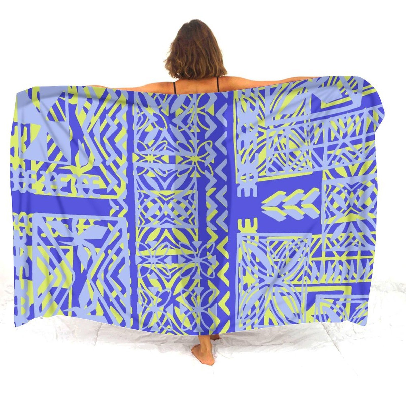 Polynesian Custom Puletasi Sun - Printed Wrap Skirt ulasan dan harga