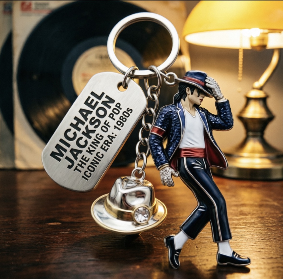 Michael Jackson Keychain, Clas - Women And Men Fashion ulasan dan harga
