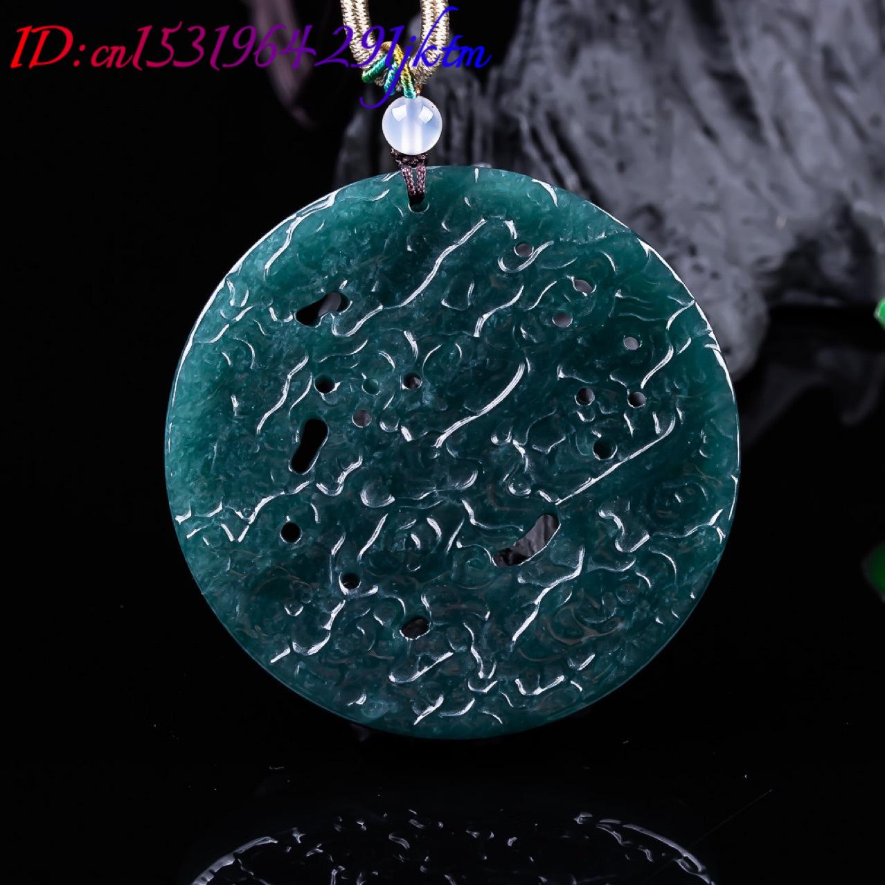 Burmese Jadeite Dragon Pendant - Women Fashion Necklace ulasan dan harga