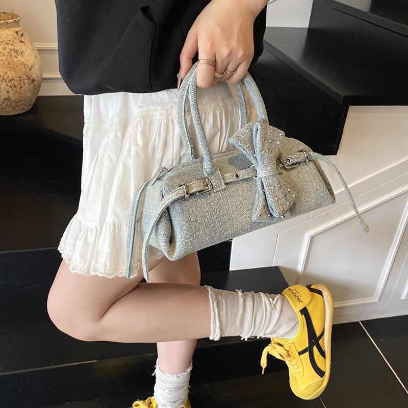 Sweetie Bowknot Small Bowling  - Women'S Fashion Boutique ulasan dan harga