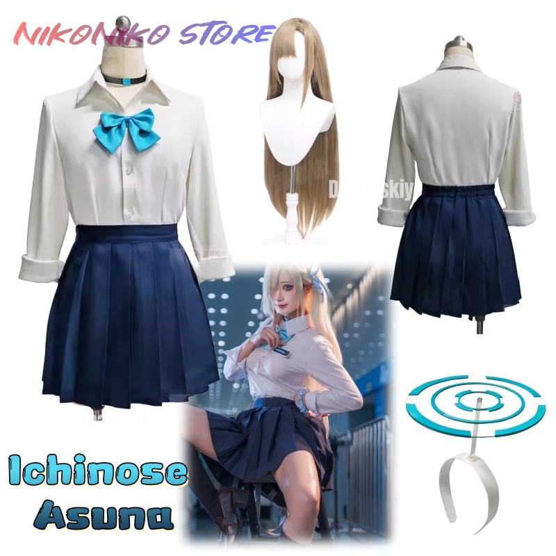 Game Blue Archive Cosplay Ichi - Pleated Skirt Women ulasan dan harga