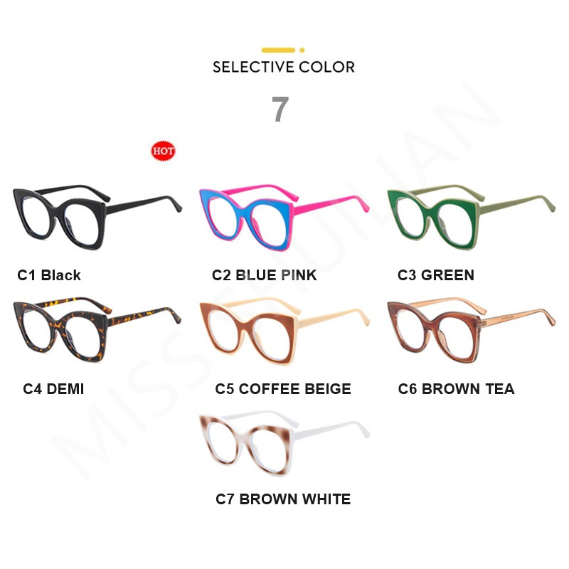 New Fashionable Women Eyeglass - Women'S Fashion Eyeglass Frames ulasan dan harga