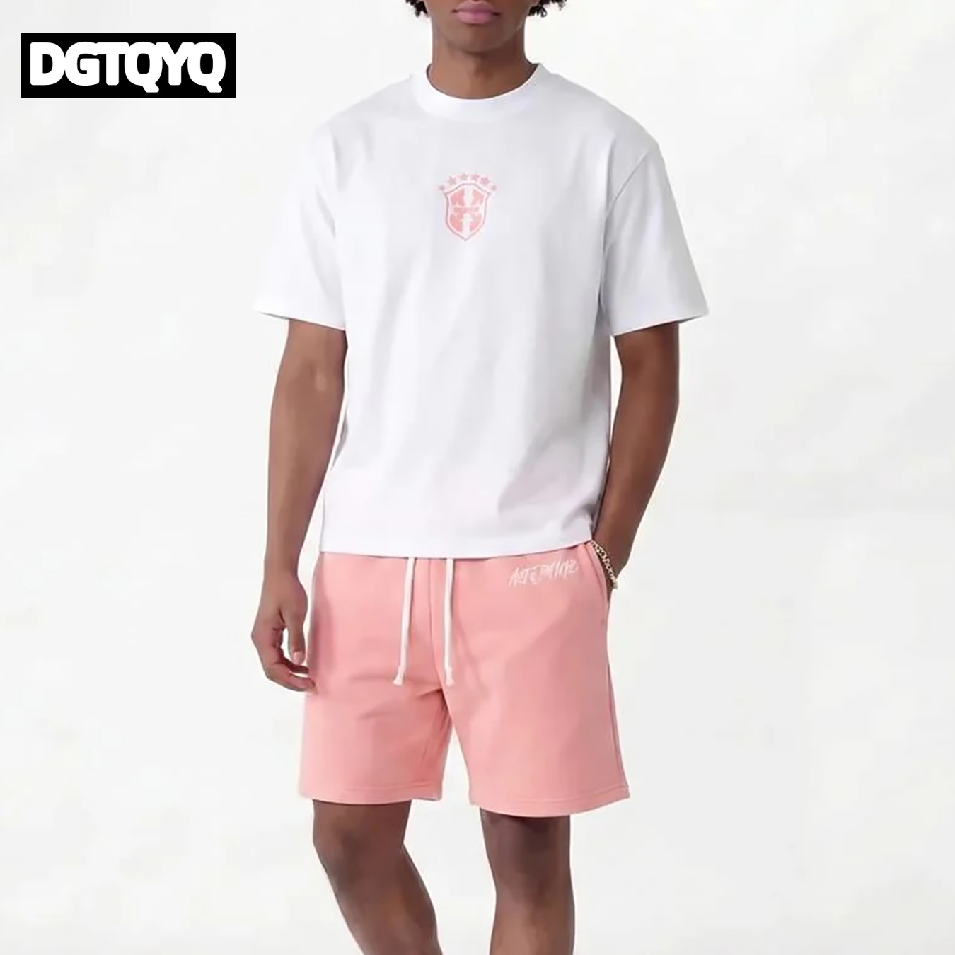 Man's Summer New Pink Embroide - Women And Men Fashion ulasan dan harga