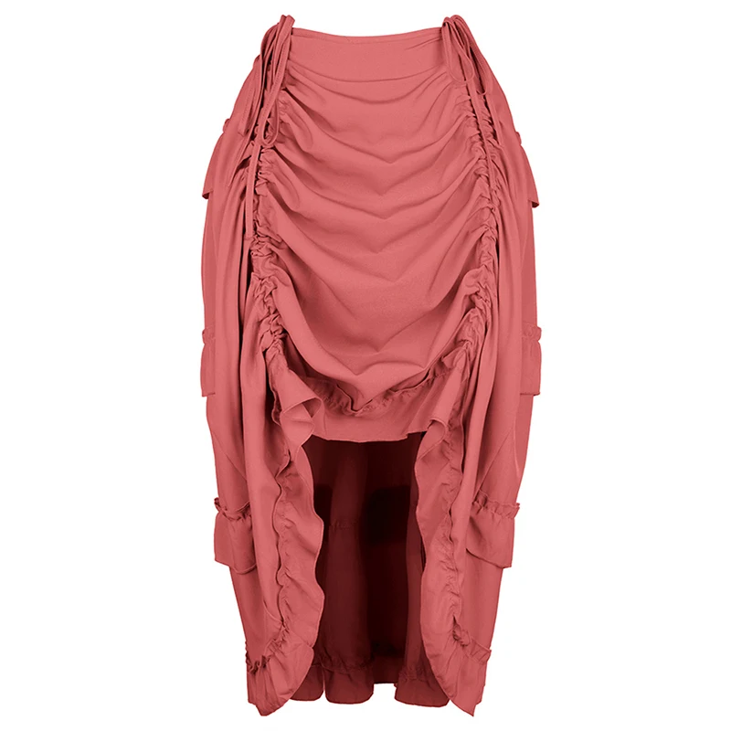 Steampunk Gothic Corset With S - Pleated Skirt Women ulasan dan harga