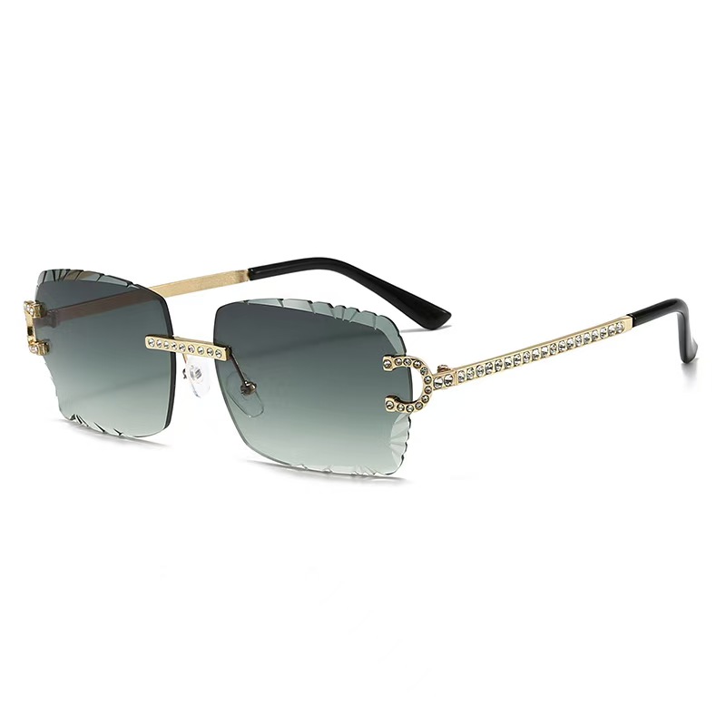 Fashion Rimless Square Sunglas - Women'S Fashion Eyeglass Frames ulasan dan harga