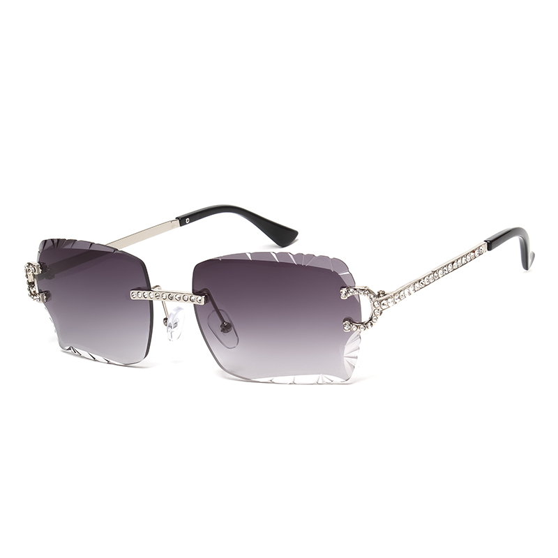 Fashion Rimless Square Sunglas - Women'S Fashion Eyeglass Frames ulasan dan harga