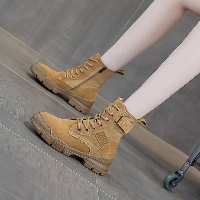 Leather Fashion Women's Boots, - Women'S Fashion Hiking Boots ulasan dan harga