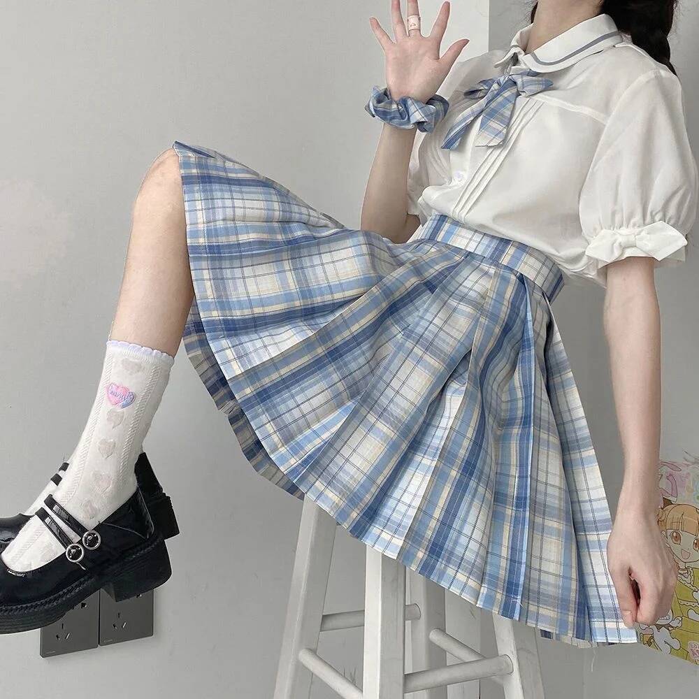 Women Jk Mini Skirts Japanese  - Pleated Skirt Women ulasan dan harga