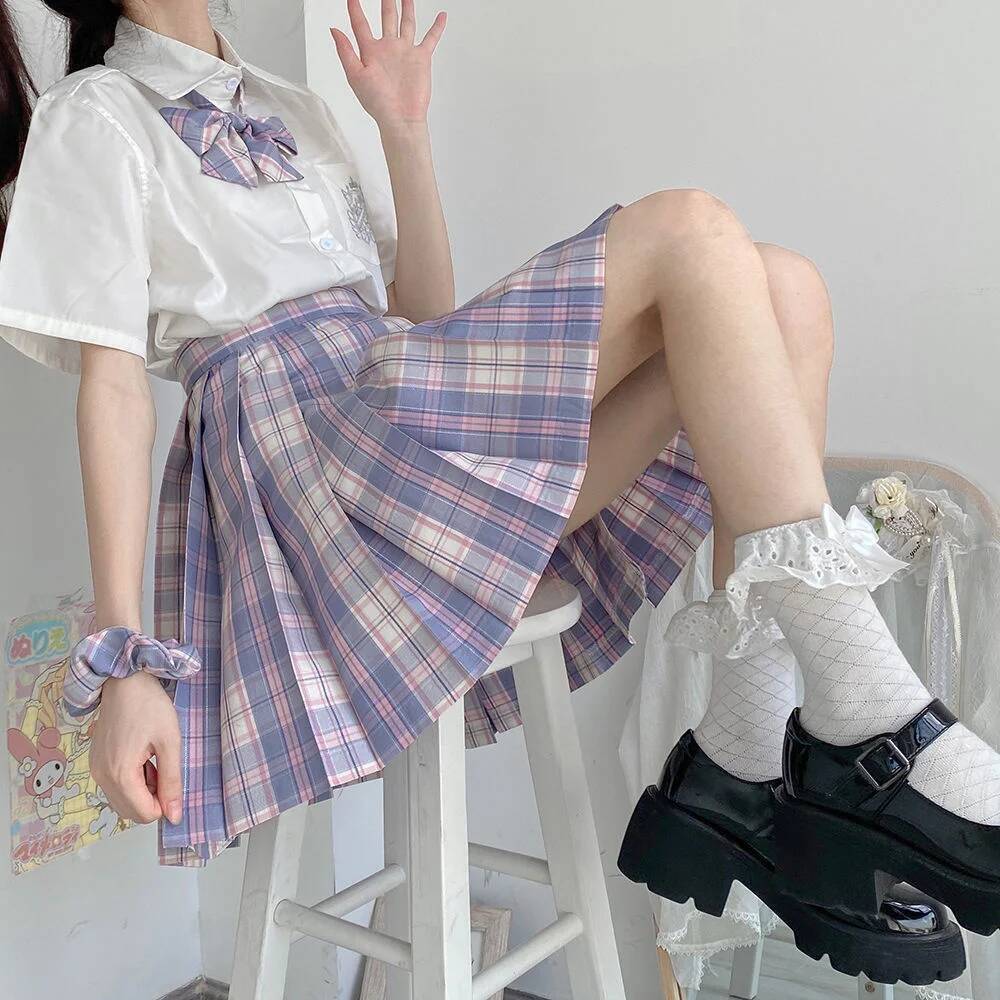 Women Jk Mini Skirts Japanese  - Pleated Skirt Women ulasan dan harga