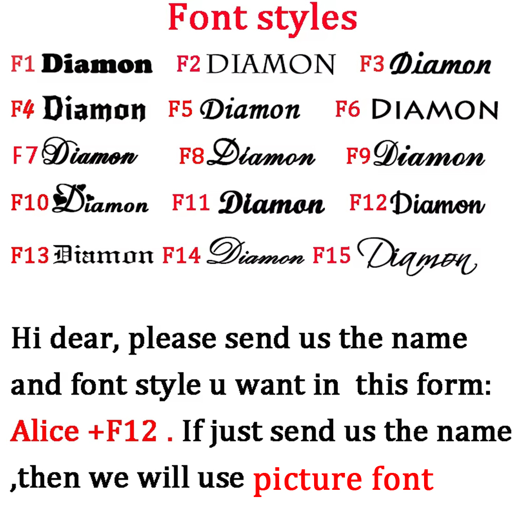 Diamon Customized Hollow Name  - Women'S Fashion Rings Gold ulasan dan harga