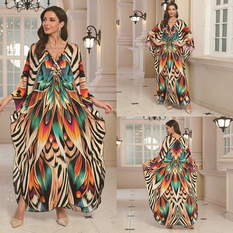 New 2025 Women's Cotton Beach  - Printed Wrap Skirt ulasan dan harga