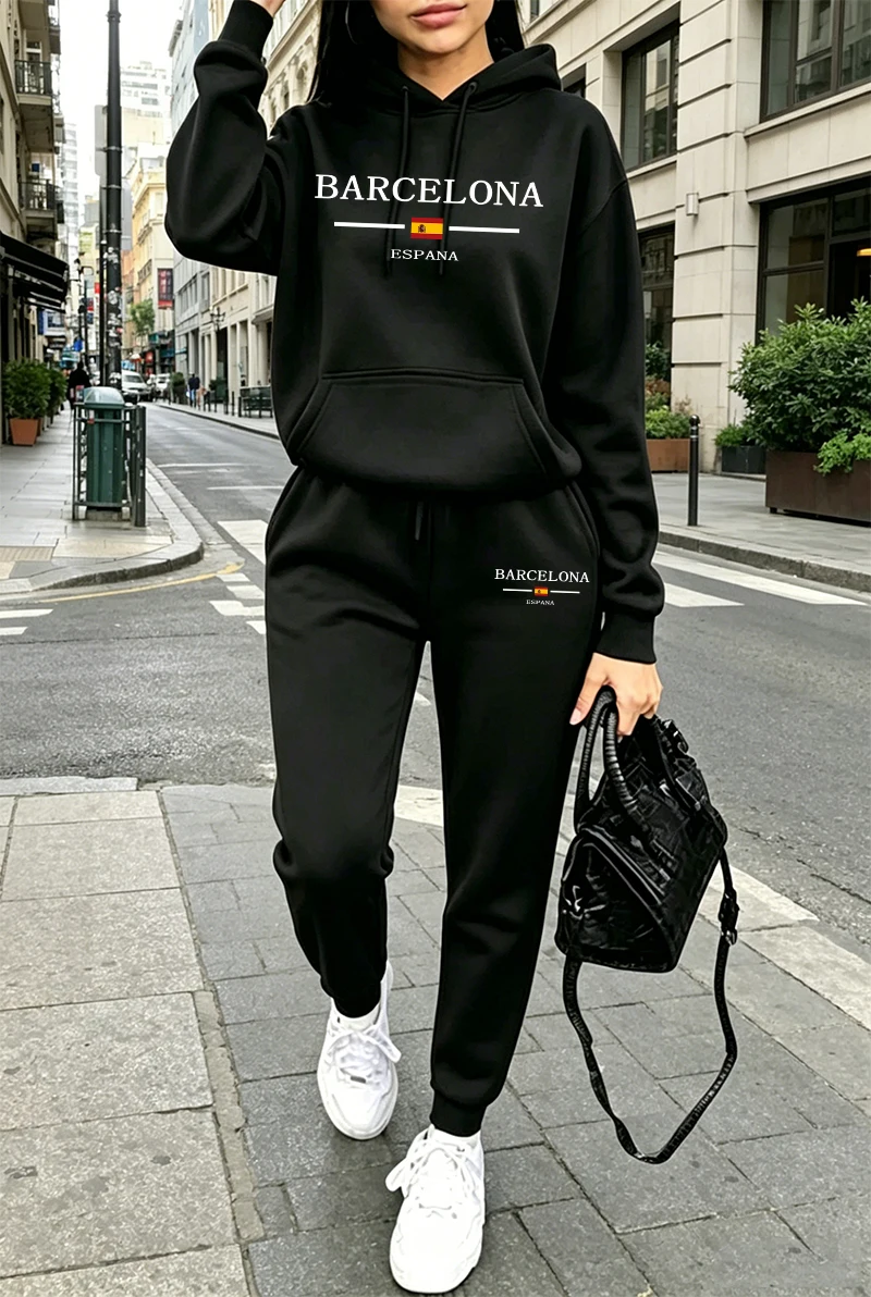 Fashion Womens Tracksuit Print - Women'S Fashion Hoodie ulasan dan harga