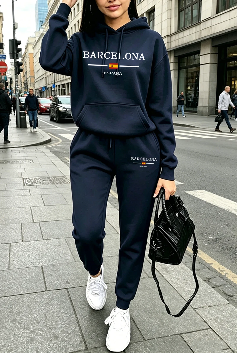 Fashion Womens Tracksuit Print - Women'S Fashion Hoodie ulasan dan harga