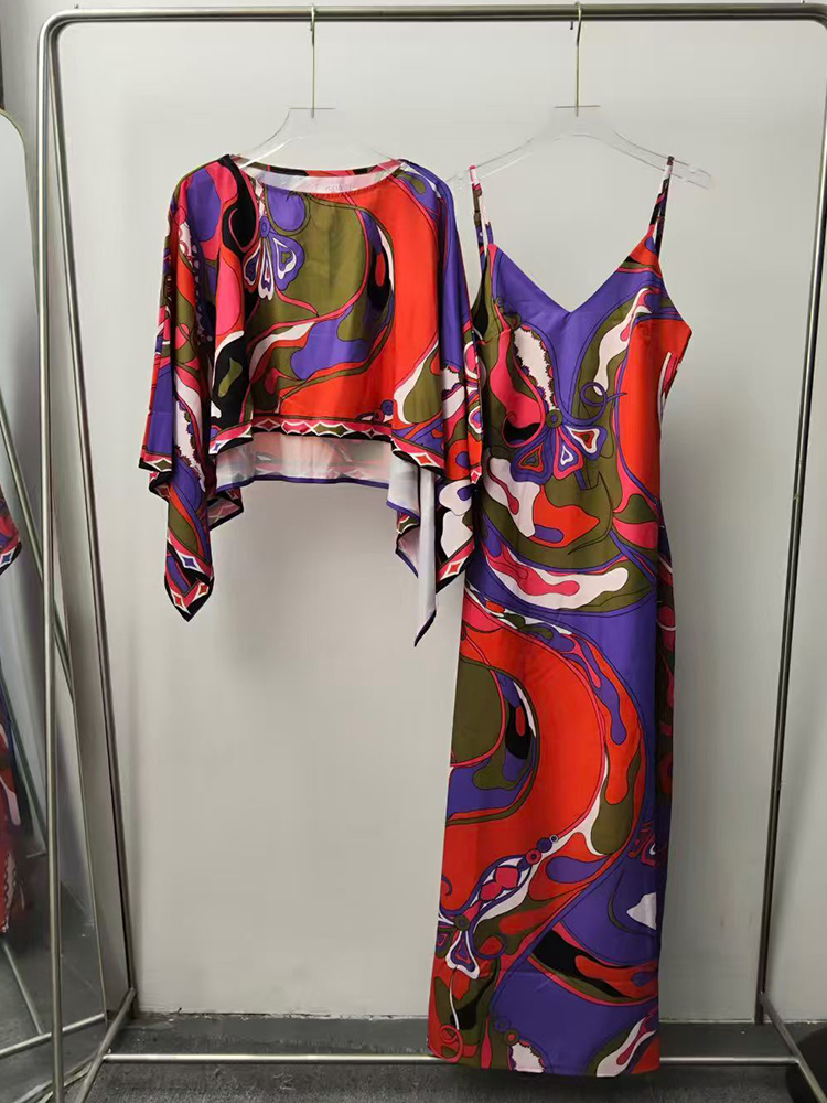 Retro geometric print loose sh - Women Fashion Usa ulasan dan harga