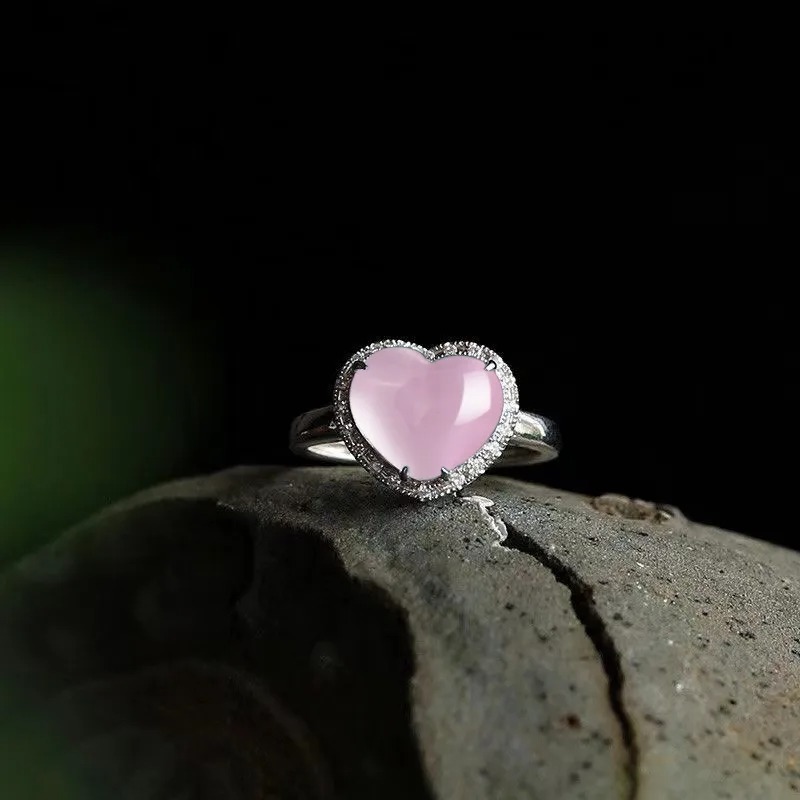 Natural Pink Chalcedony Hand C - Women'S Fashion Boutique ulasan dan harga