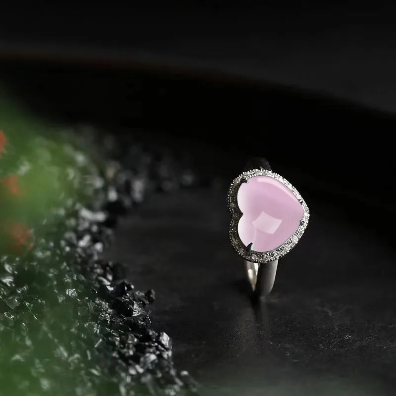 Natural Pink Chalcedony Hand C - Women'S Fashion Boutique ulasan dan harga