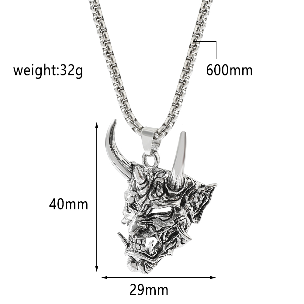 Handsome Rascal Ghost Mask Pen - Women Fashion Necklace ulasan dan harga