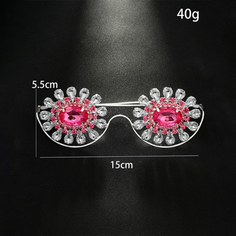 Stonefans Geometric Crystal Ey - Women'S Fashion Eyeglass Frames ulasan dan harga