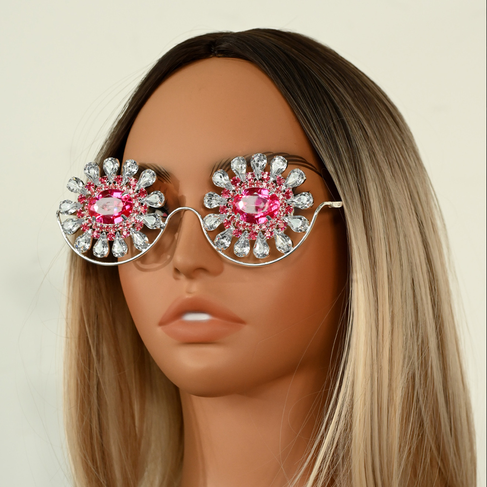 Stonefans Geometric Crystal Ey - Women'S Fashion Eyeglass Frames ulasan dan harga