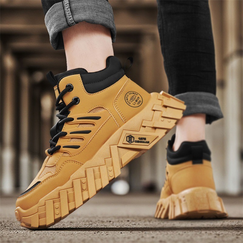 Waterproof Wear-resistant Men  - Women'S Fashion Hiking Boots ulasan dan harga