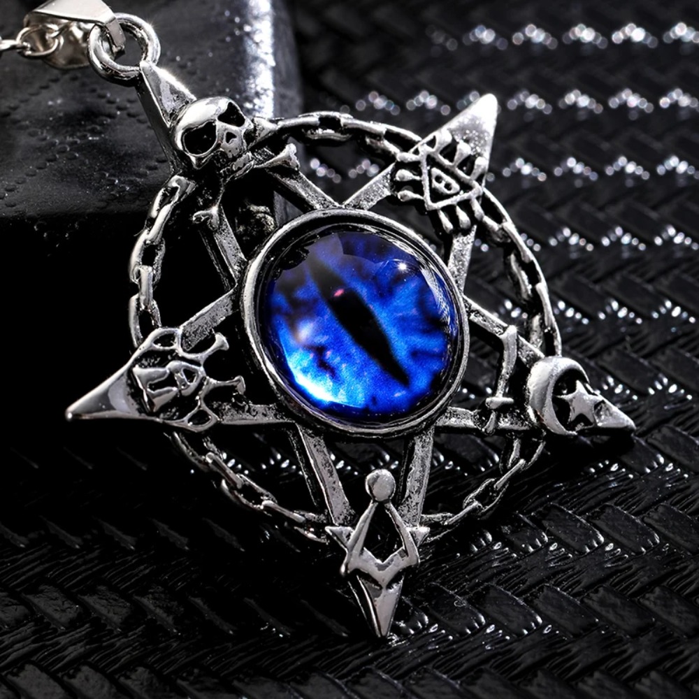 Five pointed star shaped devil - Women Fashion Necklace ulasan dan harga