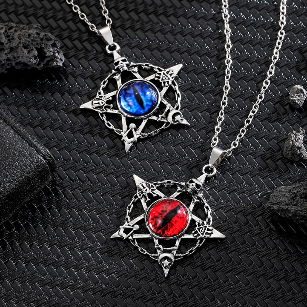 Five pointed star shaped devil - Women Fashion Necklace ulasan dan harga