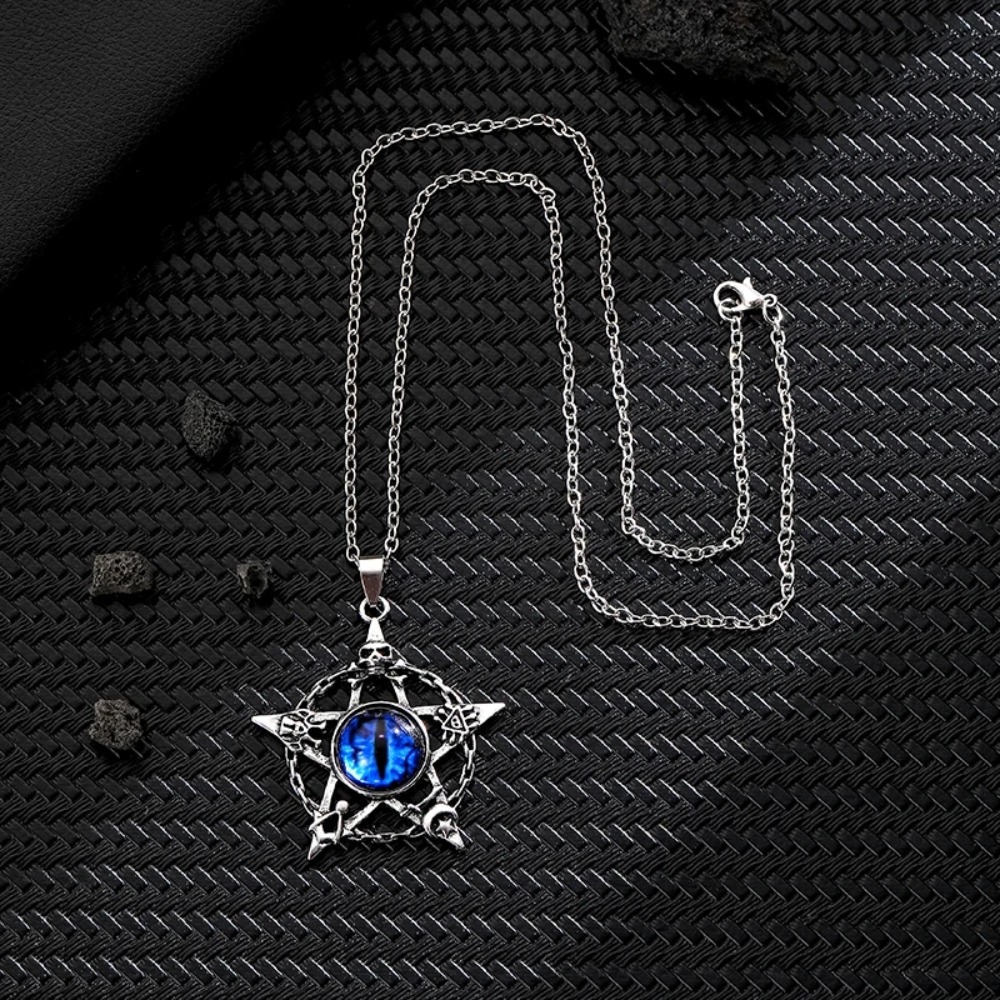 Five pointed star shaped devil - Women Fashion Necklace ulasan dan harga