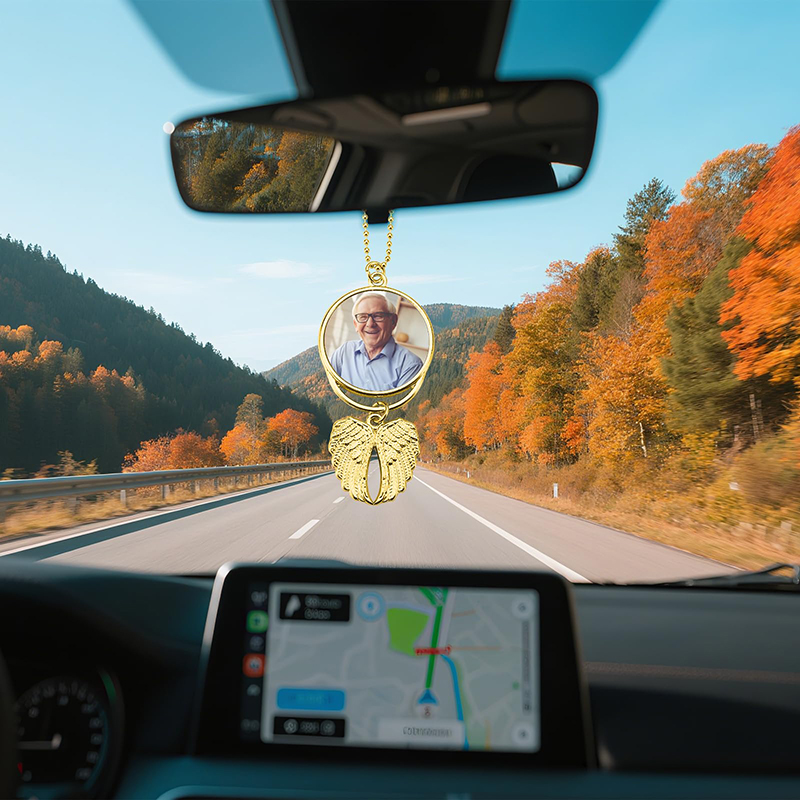Custom Photo Car Rearview Mirr - Fashion Women Picture ulasan dan harga