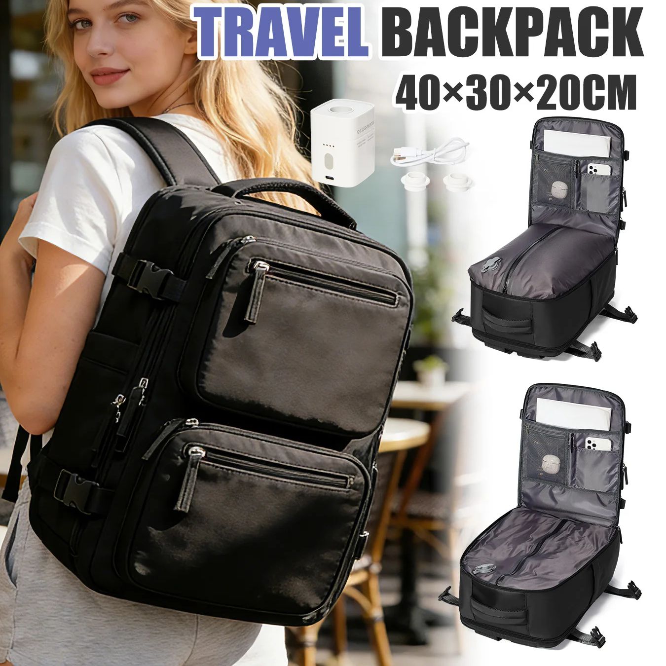 Women Backpack Vacuum Backpack - Women And Men Fashion ulasan dan harga