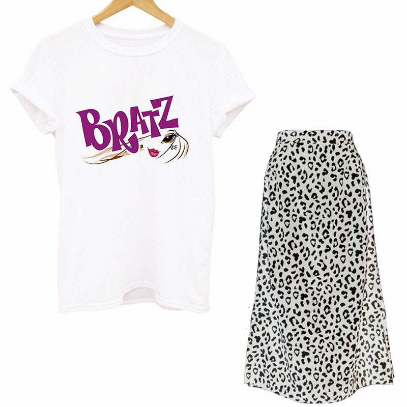 Women Two Piece Set Street Got - Printed Wrap Skirt ulasan dan harga