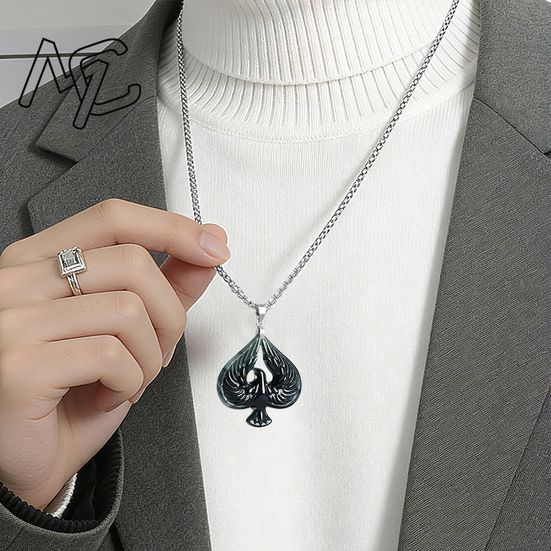 S925 Silver Natural Jade Black - Women Fashion Necklace ulasan dan harga