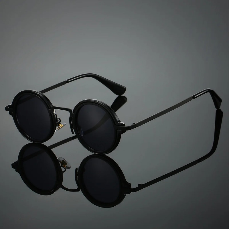 New Retro Metal Round Frame Su - Women'S Fashion Eyeglass Frames ulasan dan harga